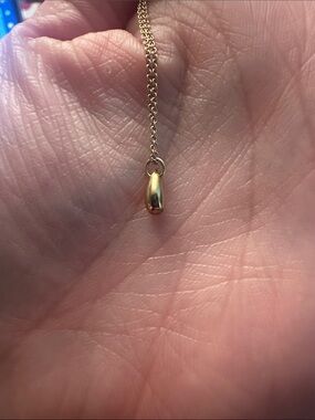 Tiffany & Co. Gold Teardrop Necklace